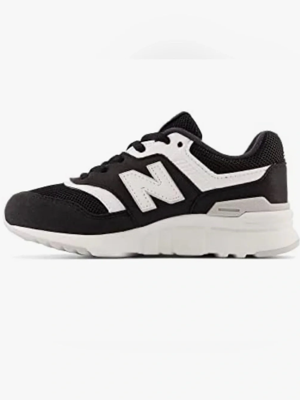 New Balance Men’s Black and White Athletic Sneakers